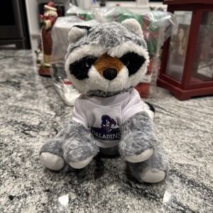 FURMAN UNIVERSITY PALADINS Raccoon‎ 13" Plush Bear Factory